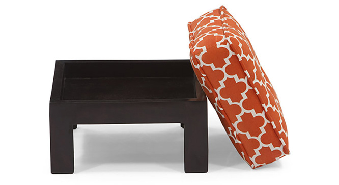 Caffino Coffee Table Set(Ebony&Morocco Lattice Rust)